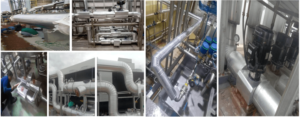 Instalasi Jacketing/Insulation Pipe