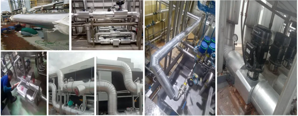 Instalasi Jacketing/Insulation Pipe