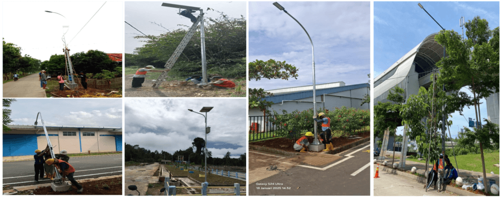 Instalasi Lampu Penerangan Jalan Umum (PJU)